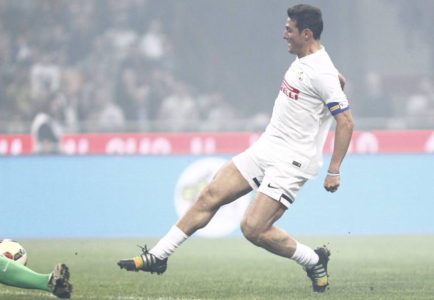 C&#39;è gloria per Javier Zanetti: anche lui in gol. LaPresse